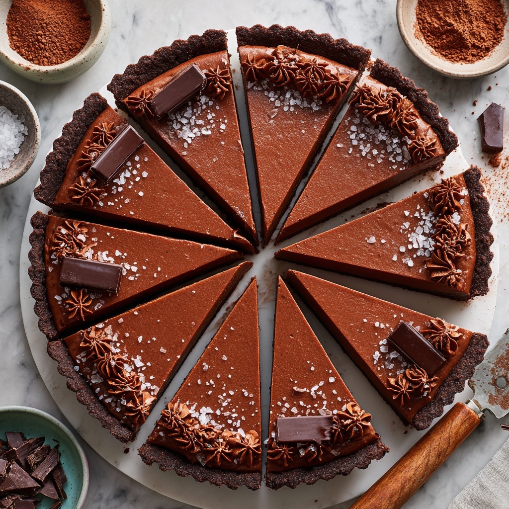 Vegan Chocolate Tart (Nut-Free) Recipe - Recipe Image