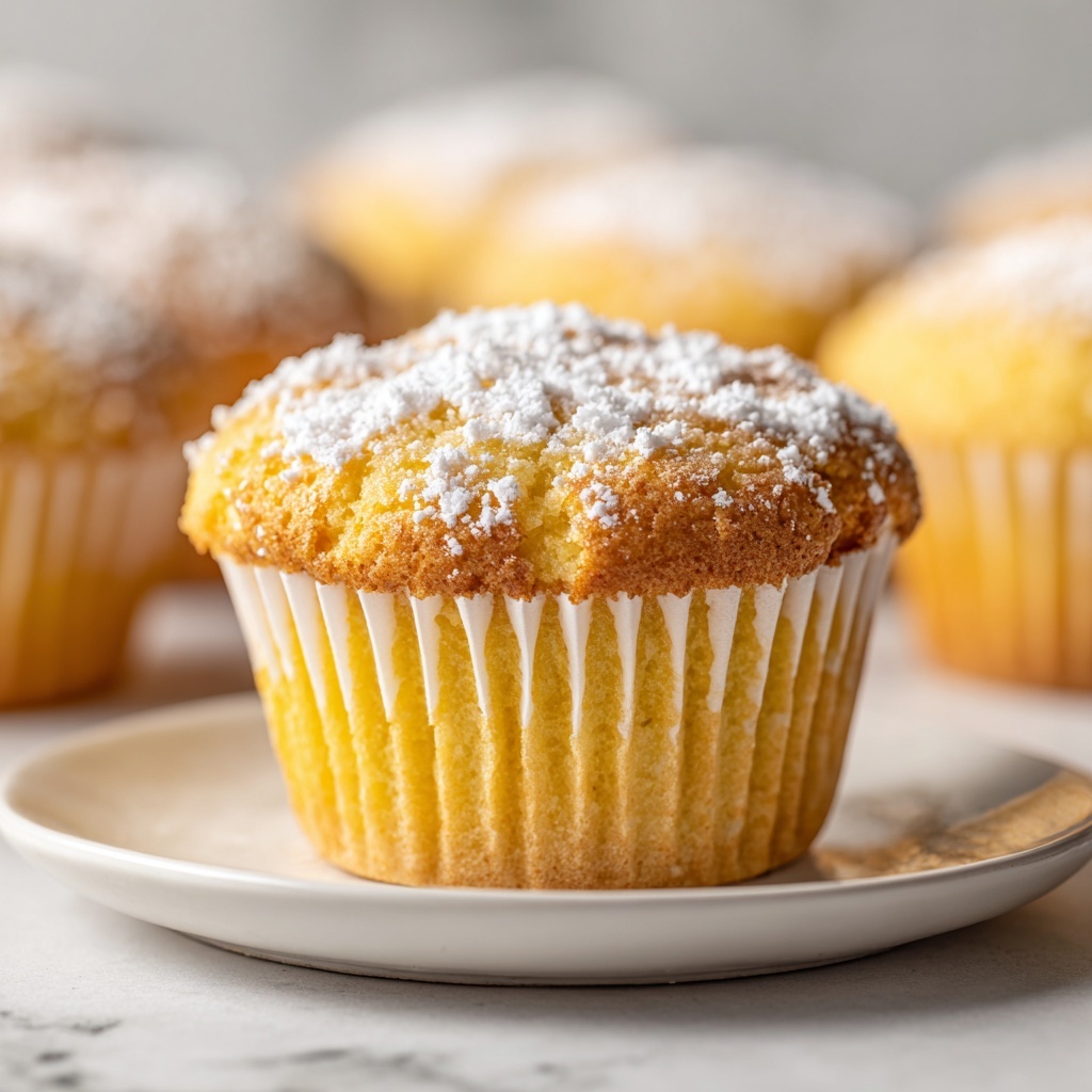 Fluffy Japanese Cotton Cheesecake Cupcakes Recipe - Recipe Image