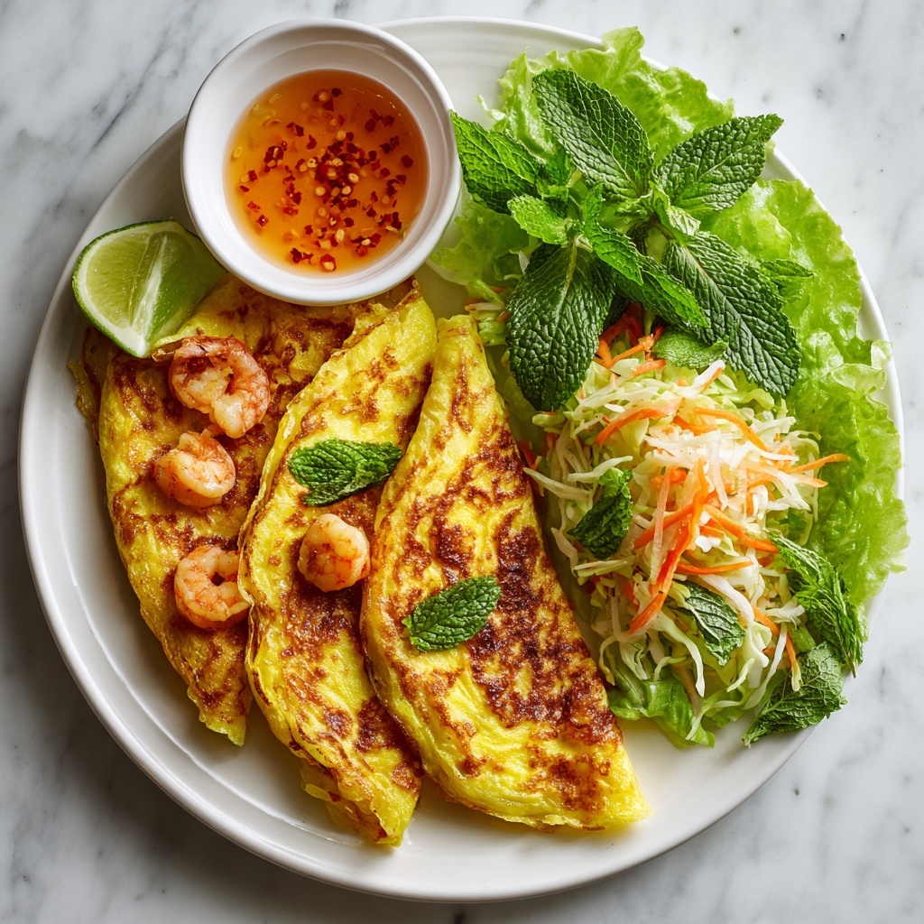 Vietnamese Pho-Style Banh Xeo Pancakes Recipe - Recipe Image