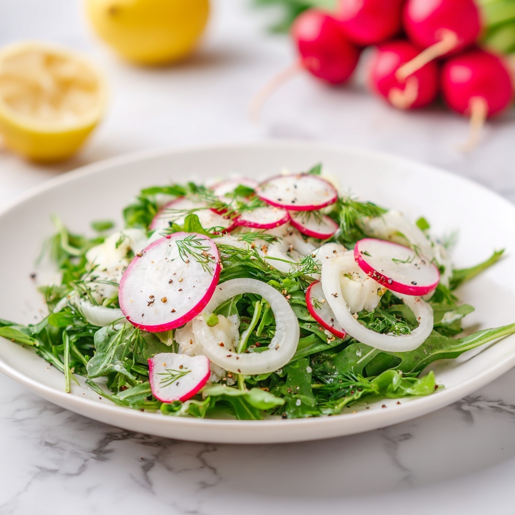Radish and Fennel Salad with Lemon Dressing Recipe - Recipe Image