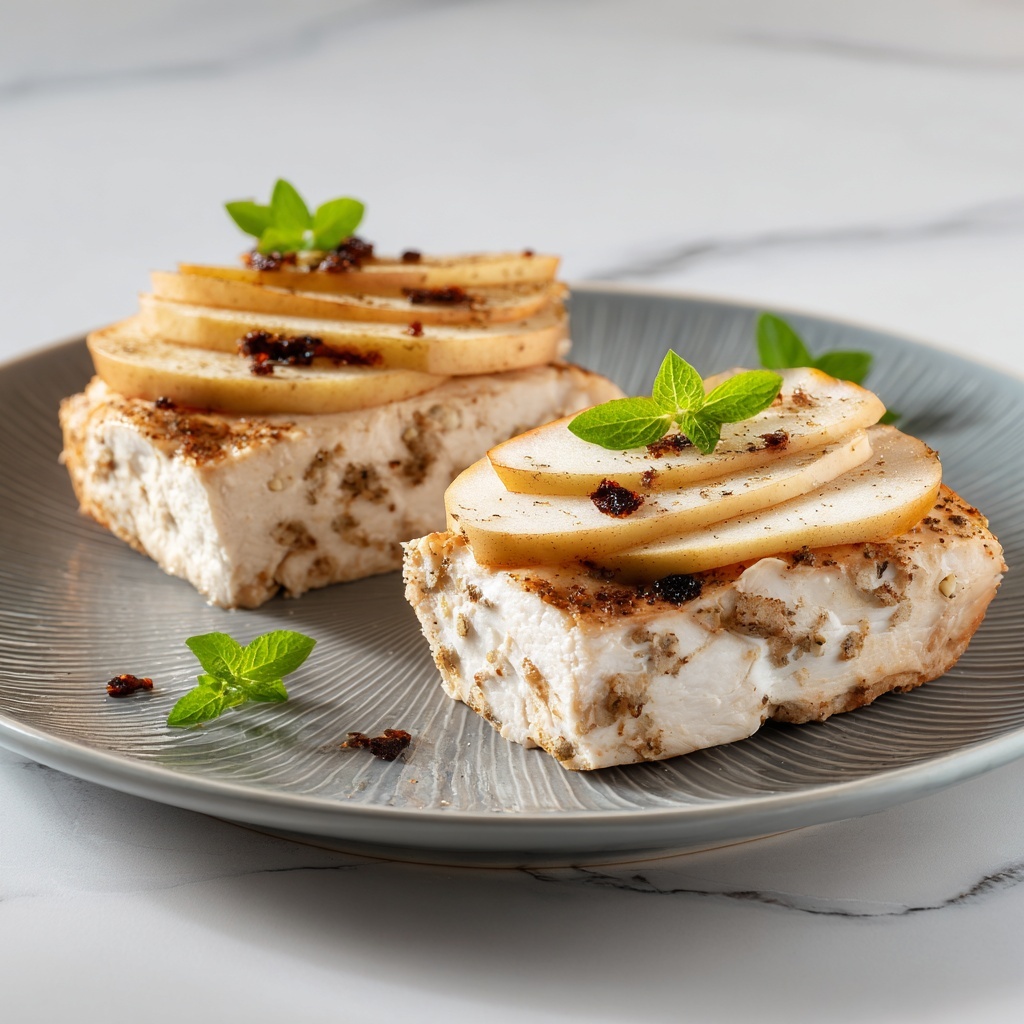 Maple Glazed Apple and Brie Stuffed Chicken Recipe - Recipe Image