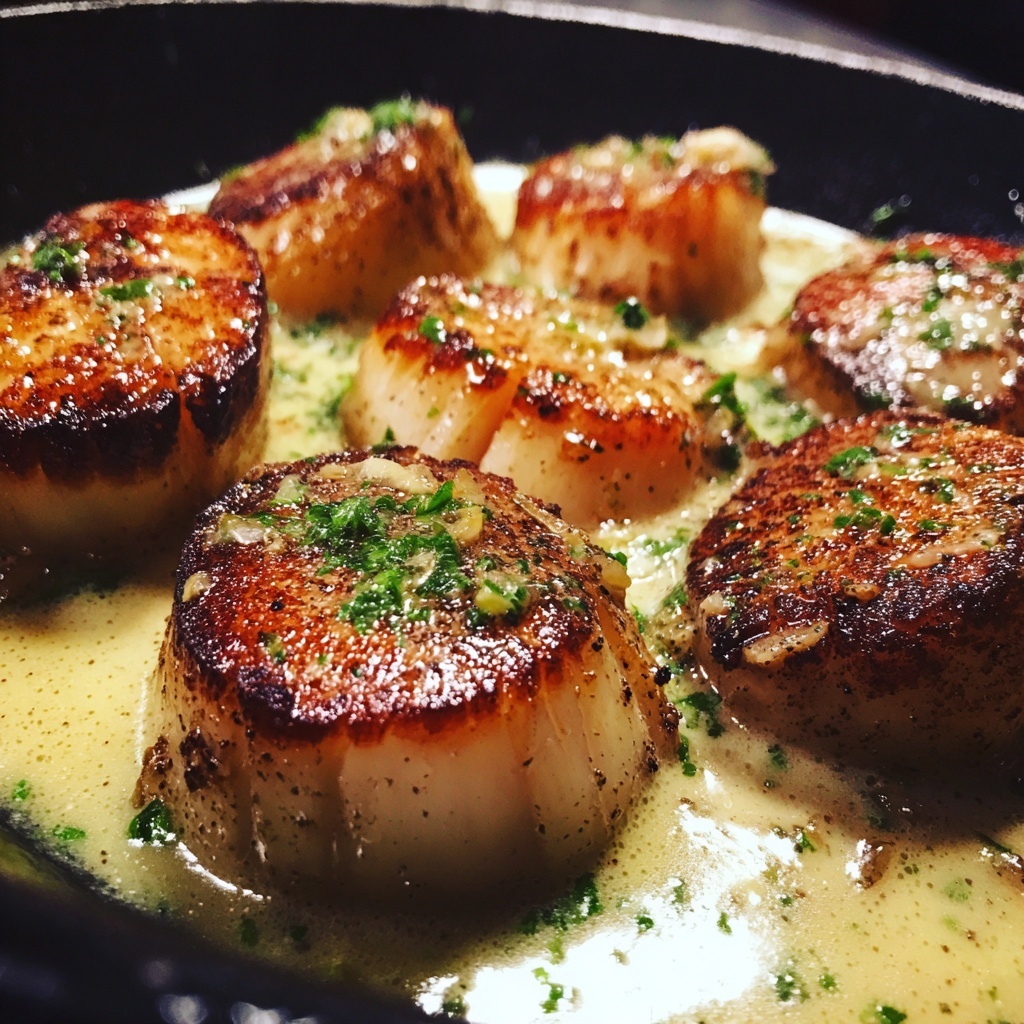 Scallop Recipe with Cream Sauce: 5 Steps to Blissful Flavor Recipe - Recipe Image