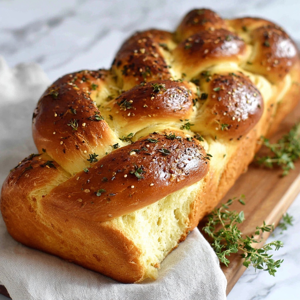 Swirled Garlic Herb Bread Recipe - Recipe Image