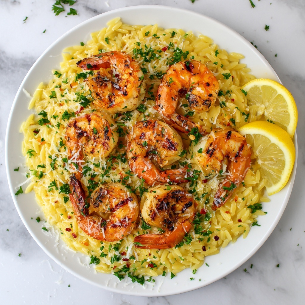 Parmesan Orzo with Shrimp Recipe - Recipe Image