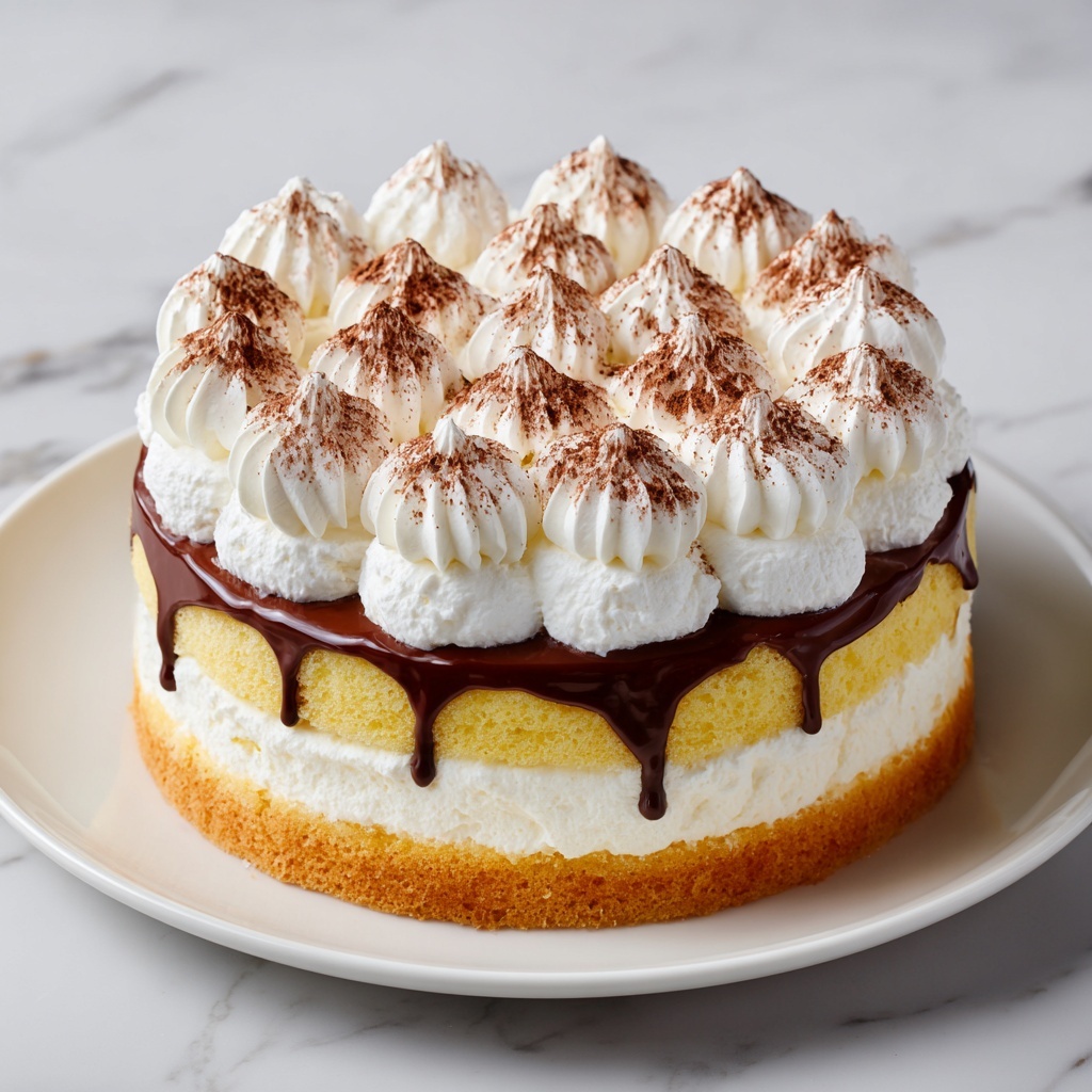 Decadent White Russian Poke Cake Recipe - Recipe Image