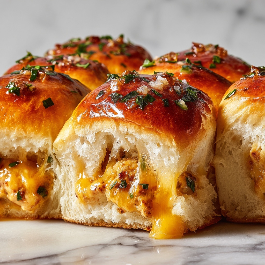 Garlic Parmesan Cheeseburger Bombs Recipe - Recipe Image