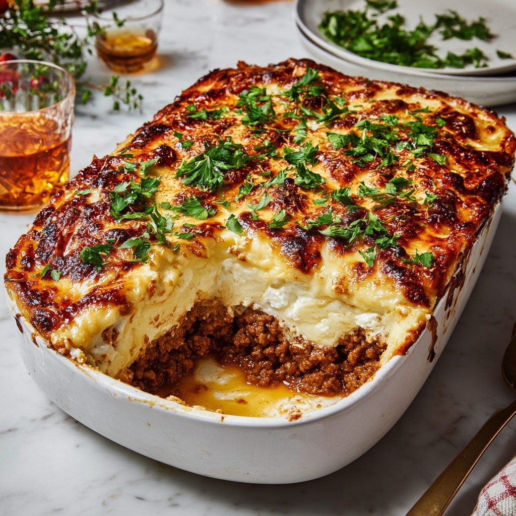 Sausage Breakfast Strata with Maple Syrup and Cheddar Recipe - Recipe Image