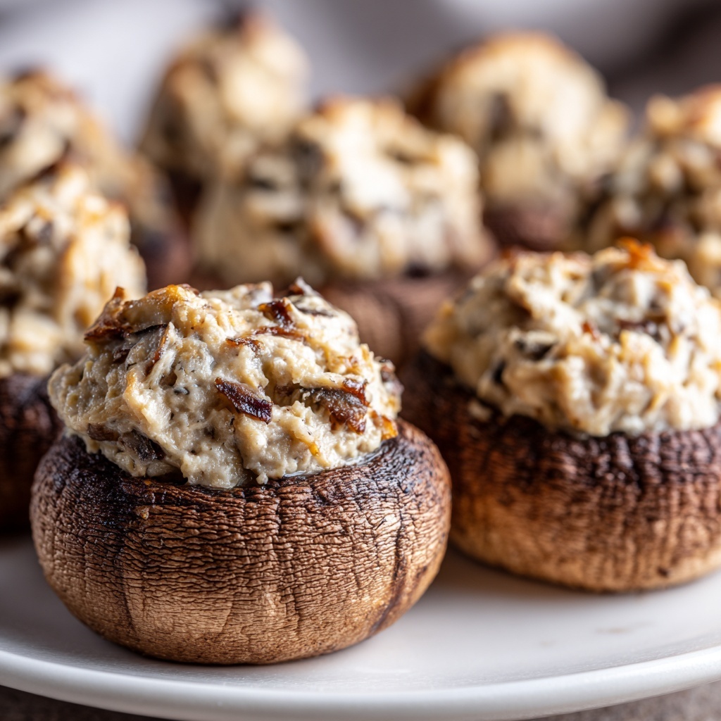 Crab Stuffed Morel Mushrooms Recipe - Recipe Image