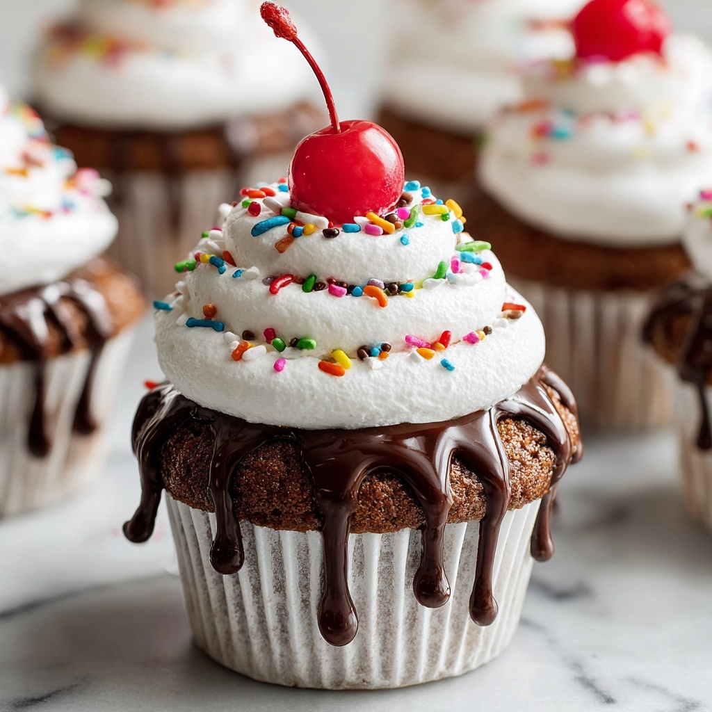 Ice Cream Sundae Cupcakes Recipe - Recipe Image