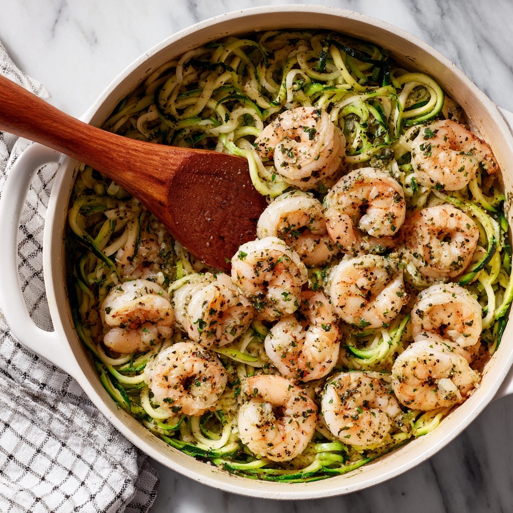 Garlic Shrimp and Zucchini Noodles in 22 Minutes Recipe - Recipe Image