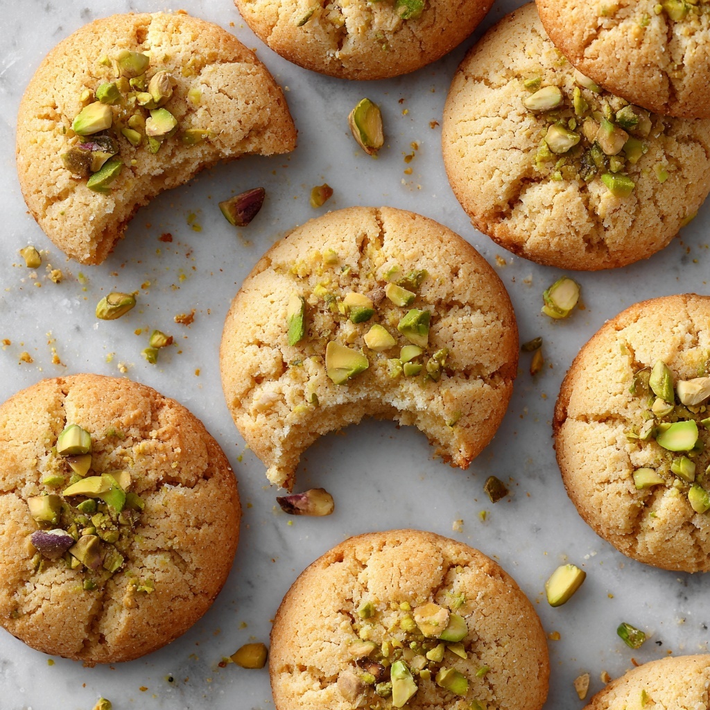 Pistachio Shortbread Cookies Recipe - Recipe Image