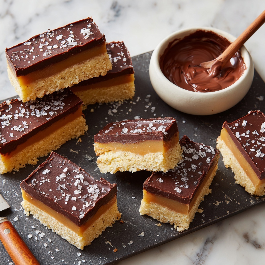 Vegan Millionaire Shortbread (Gluten-Free) Recipe - Recipe Image