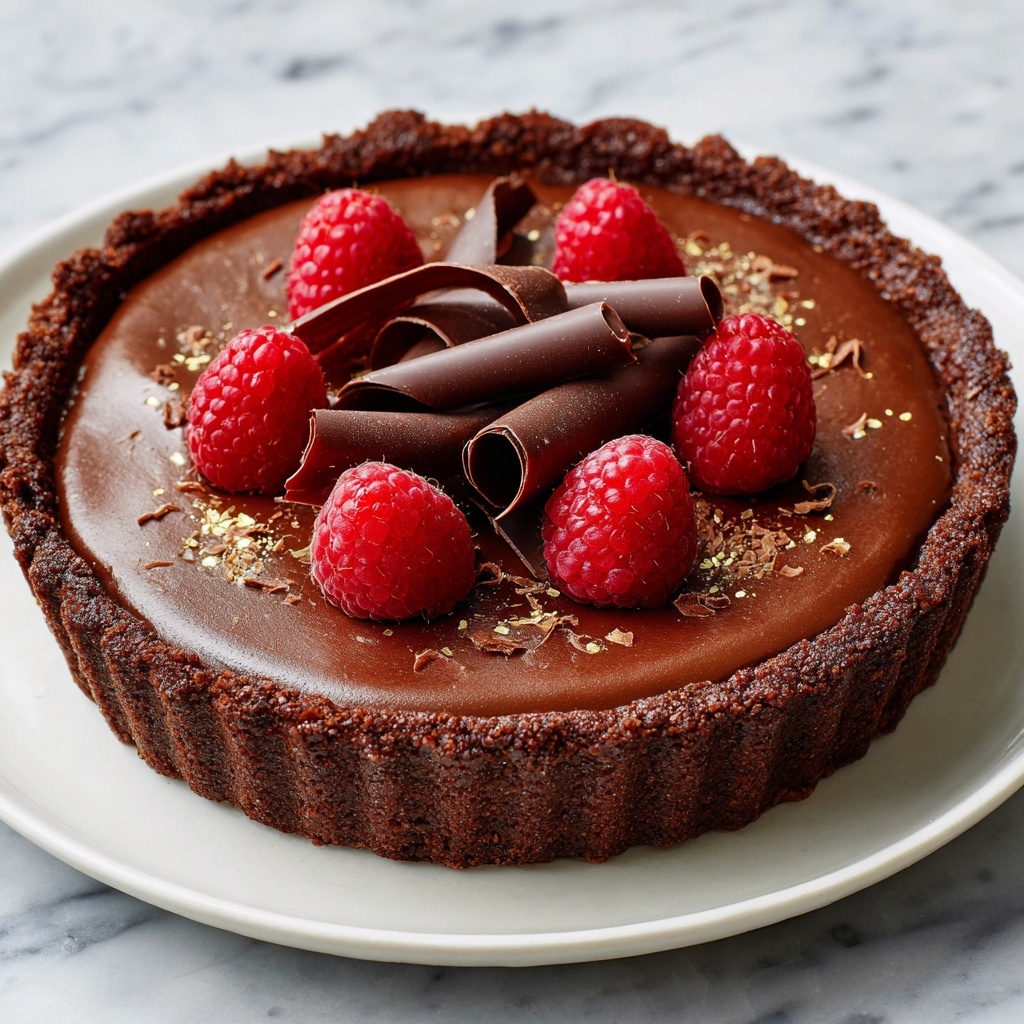 Chocolate Truffle Tart Recipe - Recipe Image