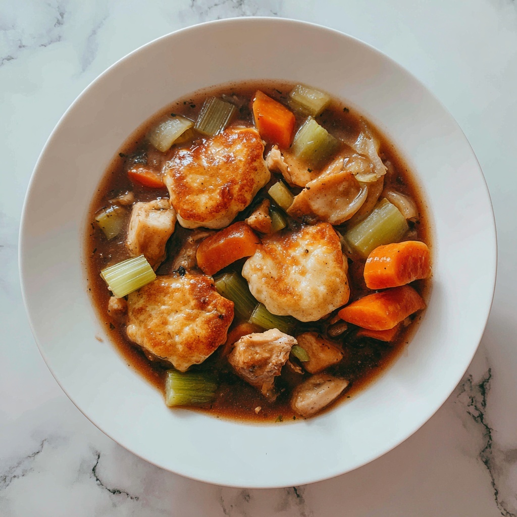 Chicken & Dumplings: 5 Simple Steps to Comfort Food Bliss Recipe - Recipe Image
