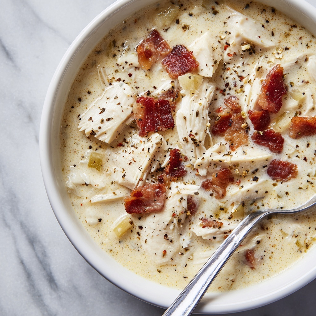 Creamy Chicken Cordon Bleu Soup Recipe - Recipe Image