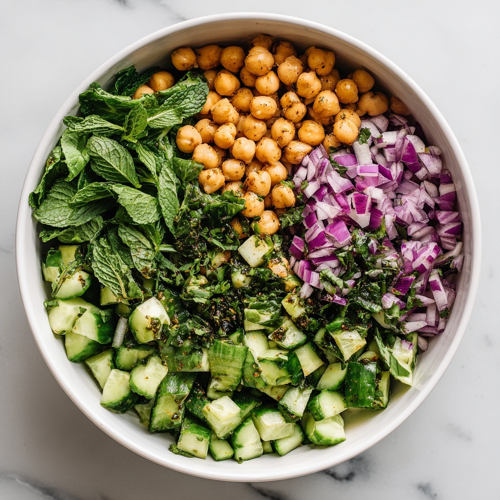 Cucumber Chickpea Dill Salad Recipe - Recipe Image