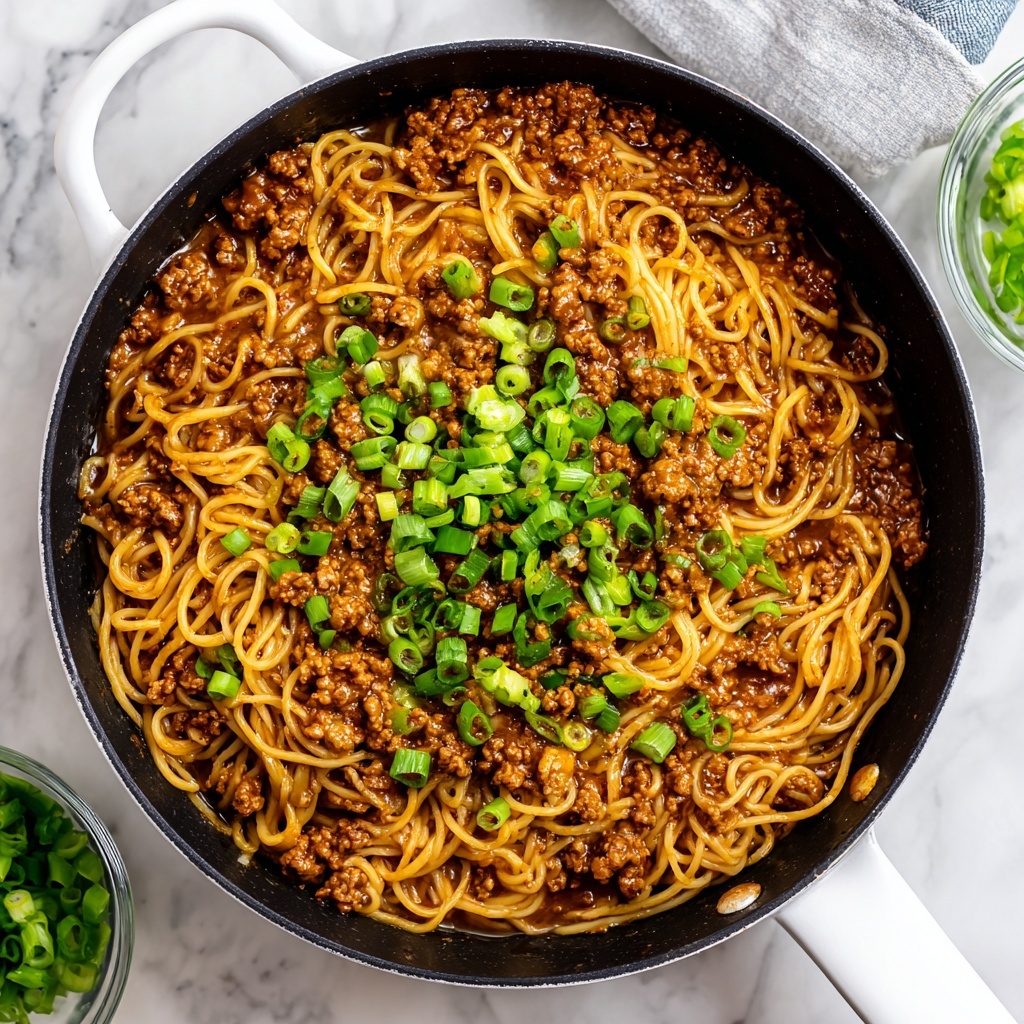 Mongolian Beef and Noodles Recipe - Recipe Image