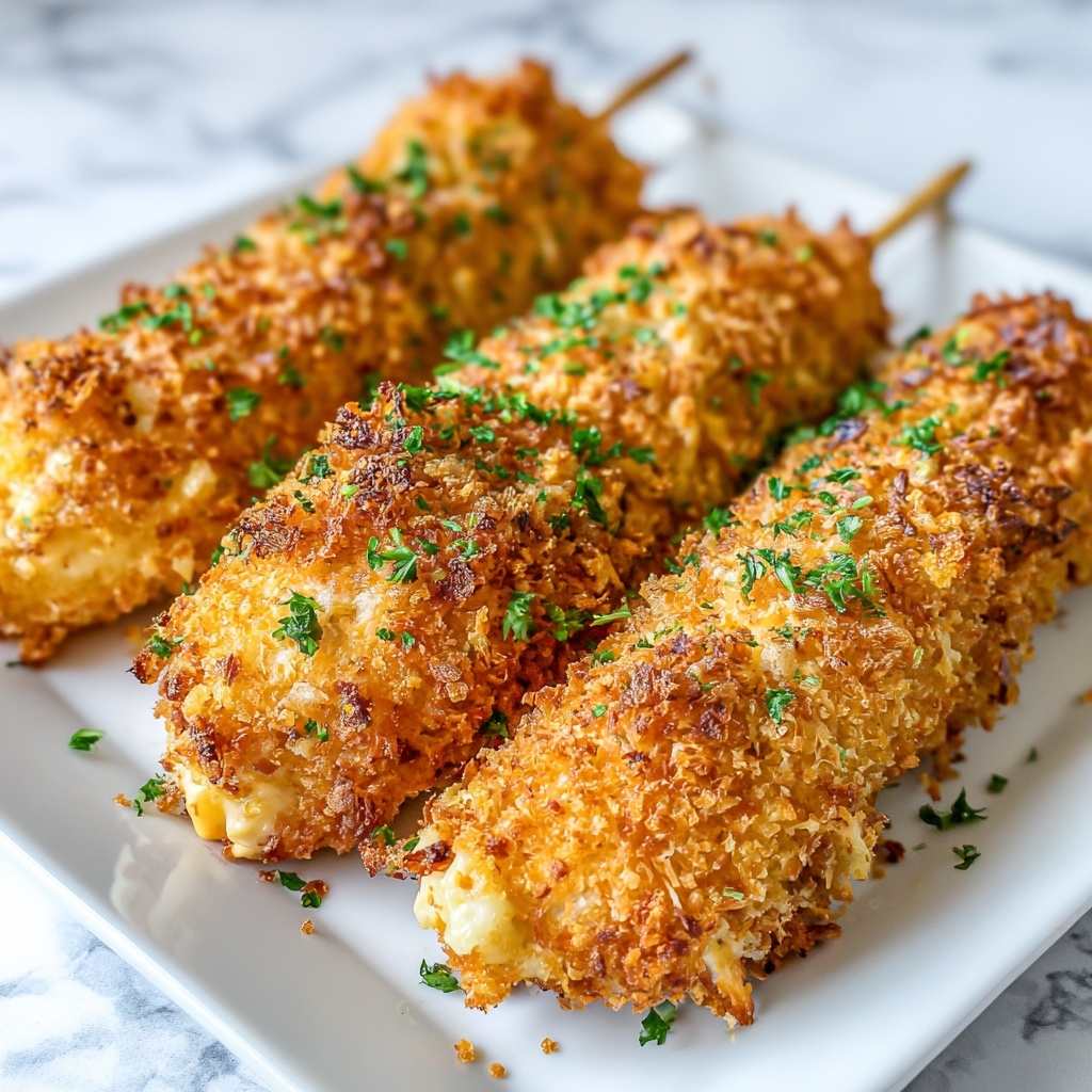 Air Fryer Garlic Parmesan Chicken Skewers Recipe - Recipe Image