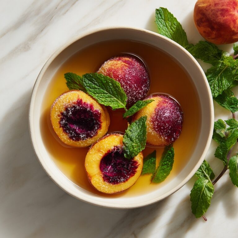Cinnamon Sugar Baked Peaches Recipe