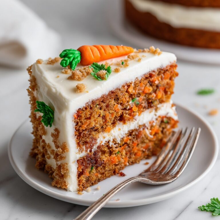 Simple Carrot Cake with Cream Cheese Frosting Recipe