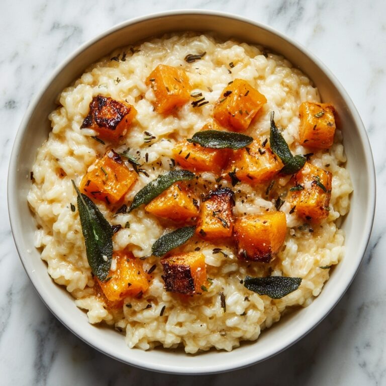 Roasted Garlic Butternut Squash Risotto Recipe