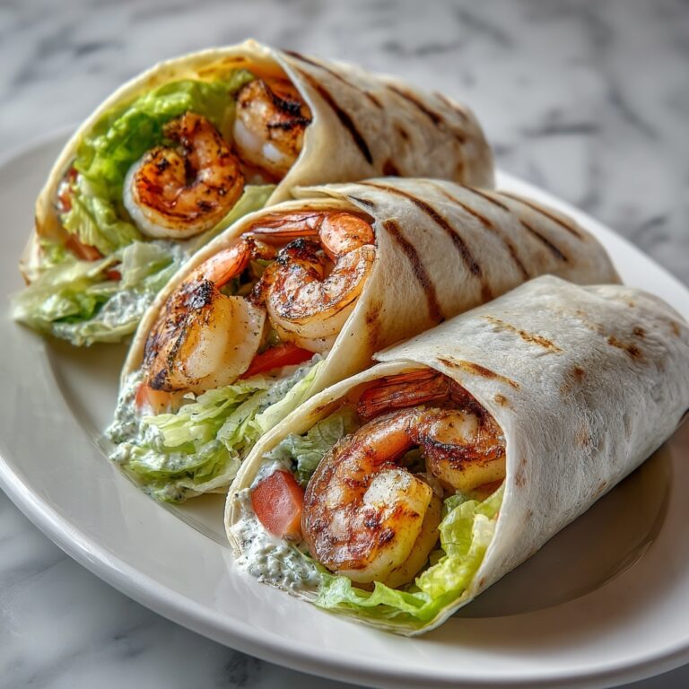 Grilled Shrimp Caesar Wraps Recipe