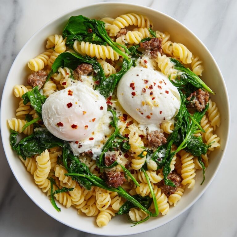 One Pot Lemon Pasta with Sausage and Broccoli Rabe Recipe