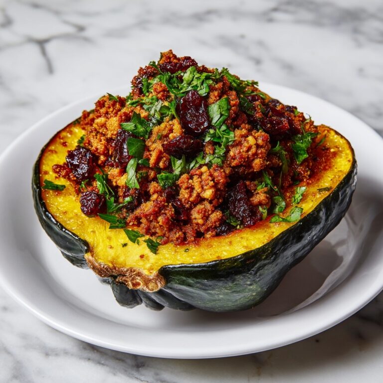 Stuffed Acorn Squash with Quinoa, Black Beans, and Corn Recipe