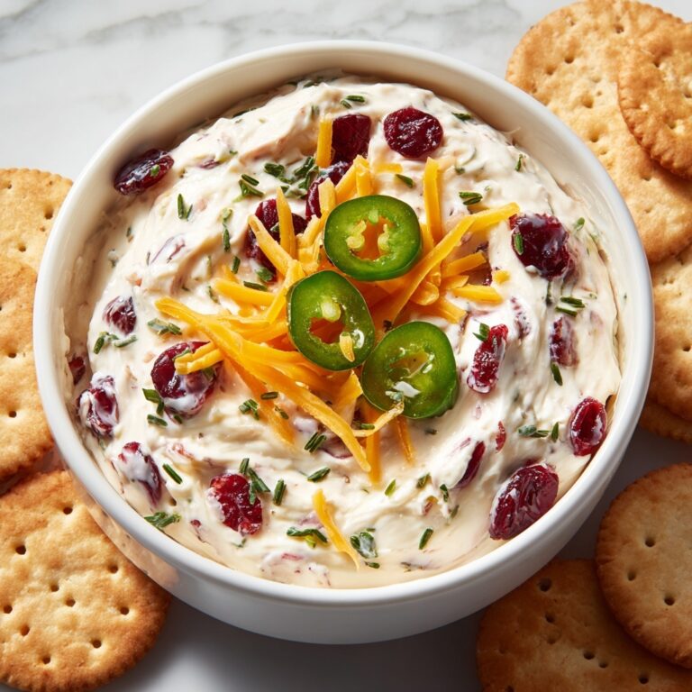 Holiday Cranberry Jalapeño Cream Cheese Dip Recipe