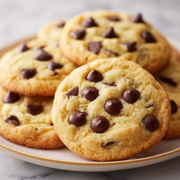No-Butter Chewy Chocolate Chip Cookies Recipe