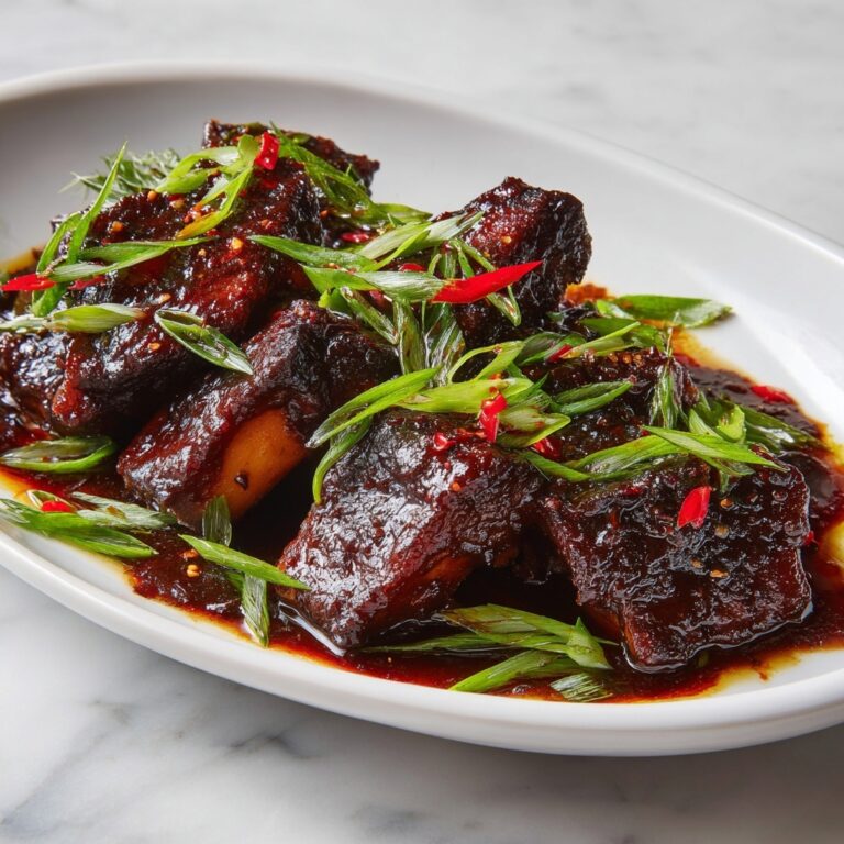 Succulent Braised Spare Ribs with Black Bean Sauce Recipe
