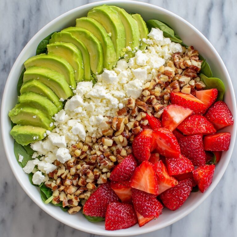 Strawberry Crunch Salad with Zesty Champagne Vinaigrette Recipe