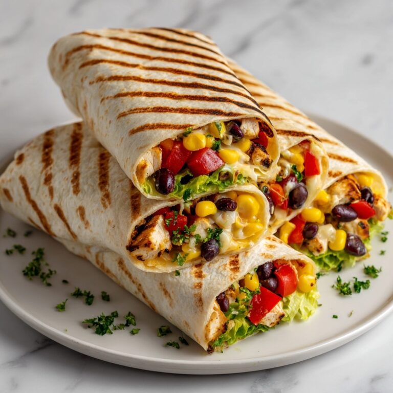 BBQ Chicken Salad Wraps Recipe