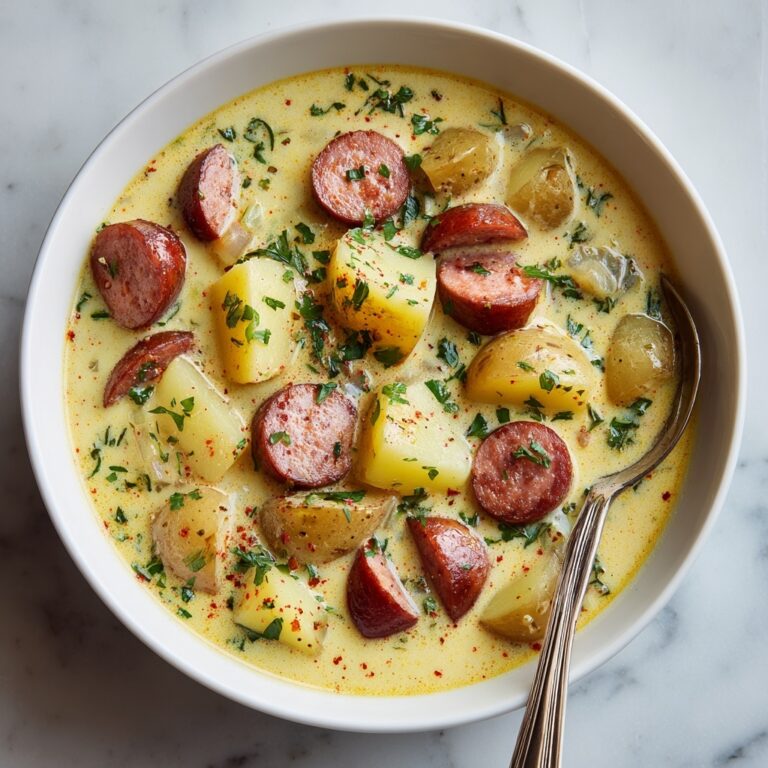 Slow Cooker Creamy Sausage and Potato Soup Recipe