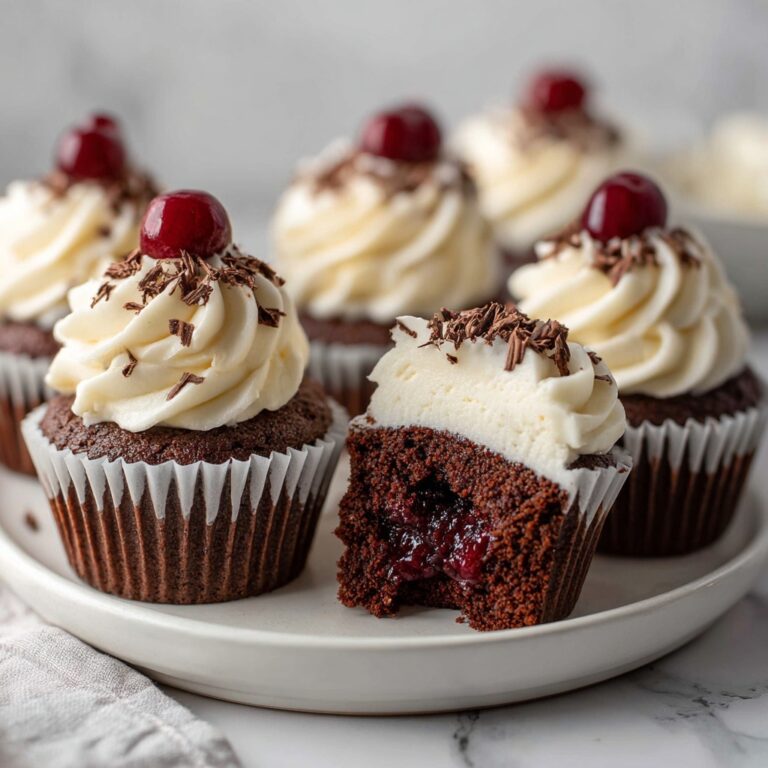 Decadent Black Forest Cupcakes Recipe