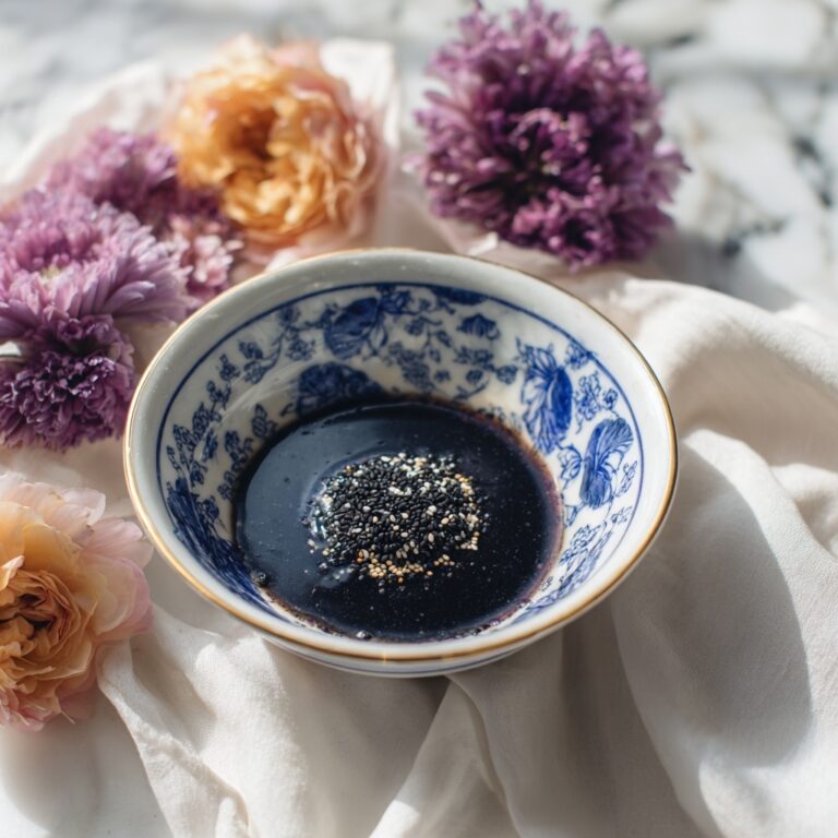Nutty Black Sesame Soup Dessert: 3-Ingredient Vegan Delight Recipe