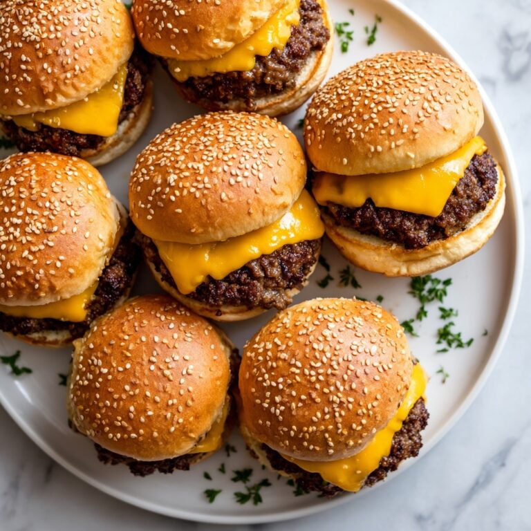 Classic Cheeseburger Sliders Recipe