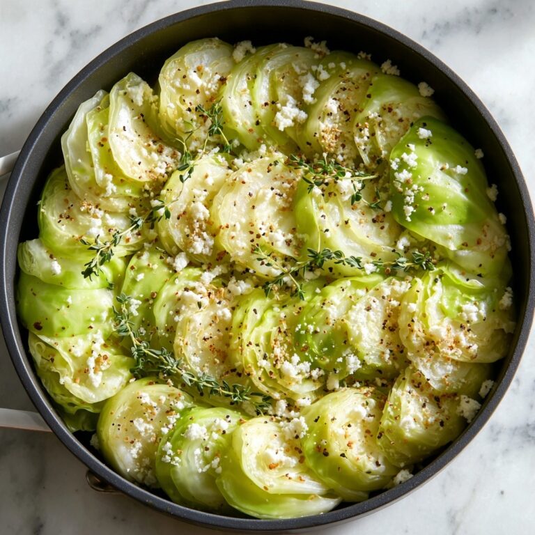 Creamy Slow Cooker Garlic Parmesan Cabbage for Comfort Food Joy Recipe