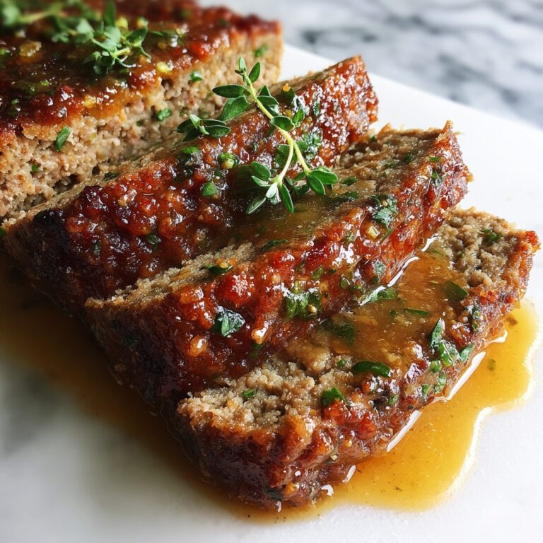 Garlic Parmesan Chicken Meatloaf Recipe