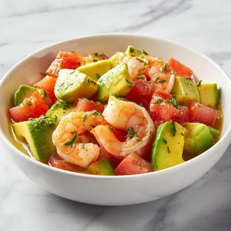 Avocado Salsa Shrimp Salad Recipe