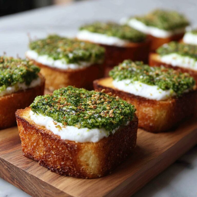 Gluten Free Pesto Goat Cheese Crostini: 5 Flavorful Steps Recipe