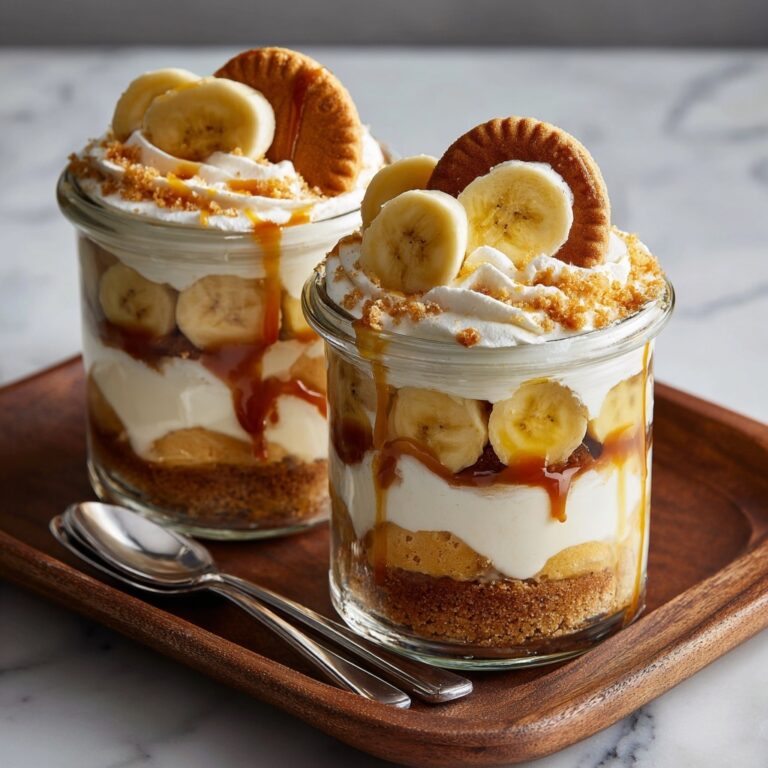 Peanut Butter Banana Cream Pie Jars: A Sweet Delight! Recipe