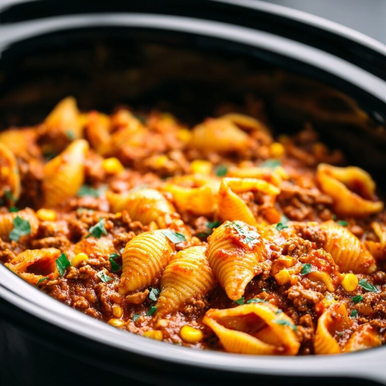 Slow Cooker Taco Pasta Recipe