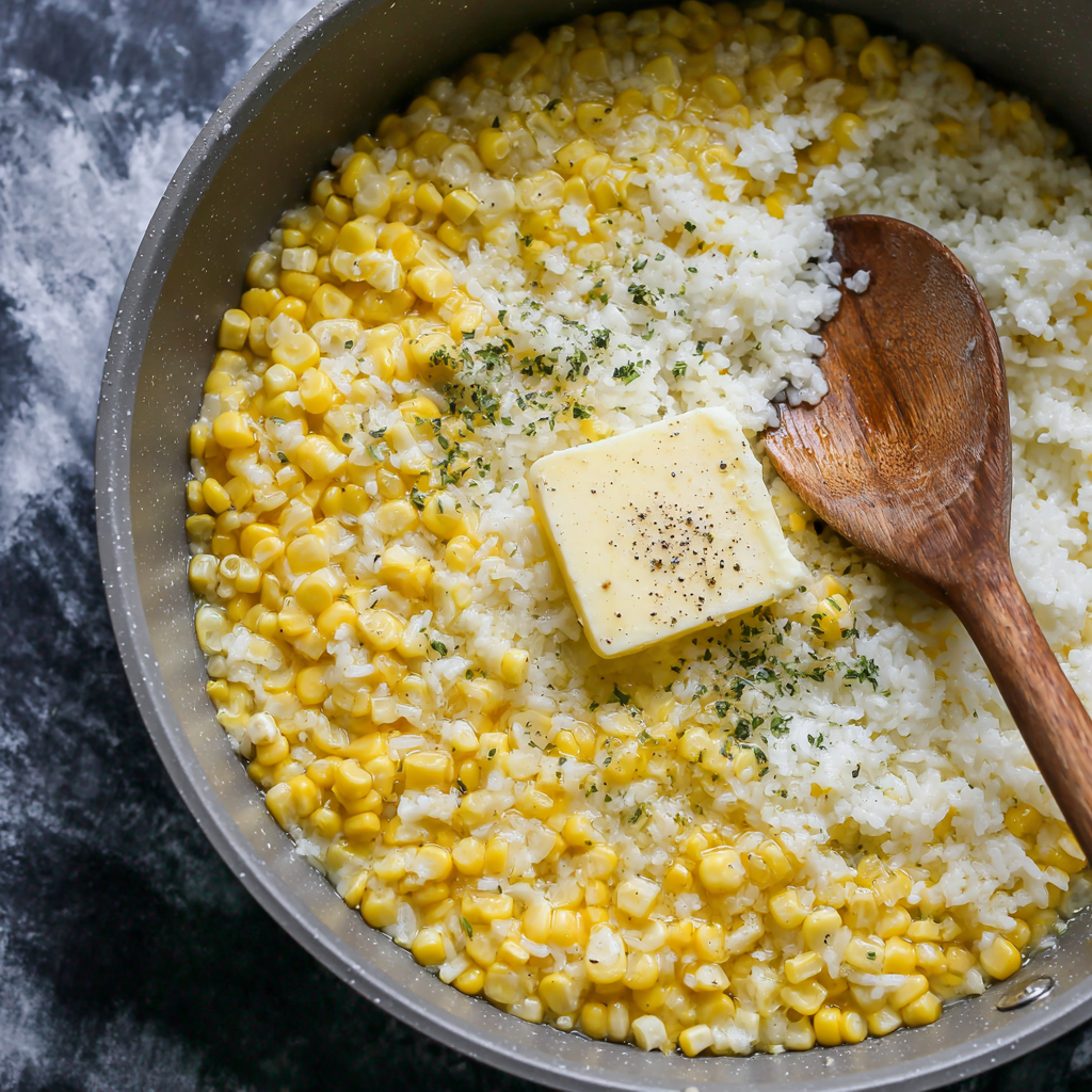 Buttered Corn Rice Recipe - Recipe Image