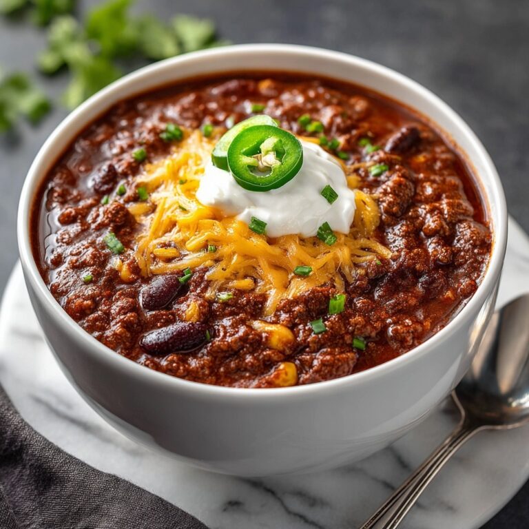 Quick & Easy Stovetop Chili Recipe