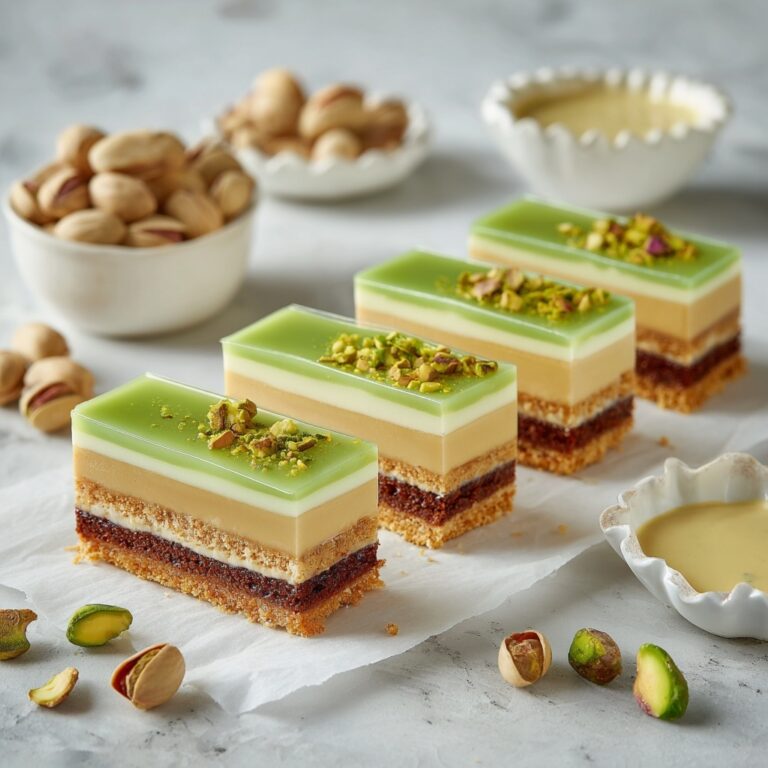 No Bake Vegan Dubai Cheesecake Bars Recipe