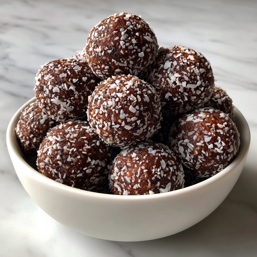 No Bake Protein Balls Recipe - Recipe Image