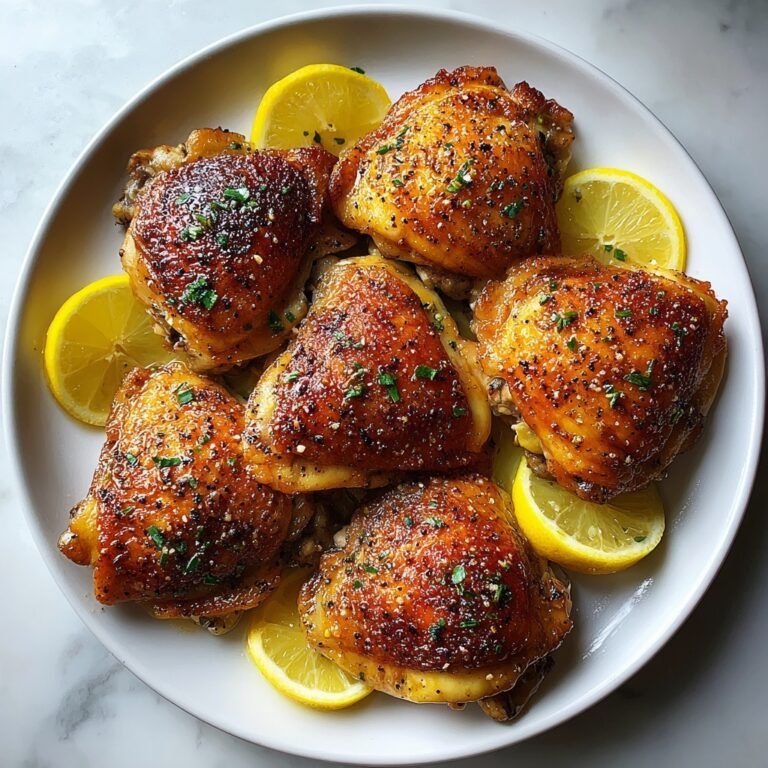 Juicy Baked Chicken Thighs Recipe