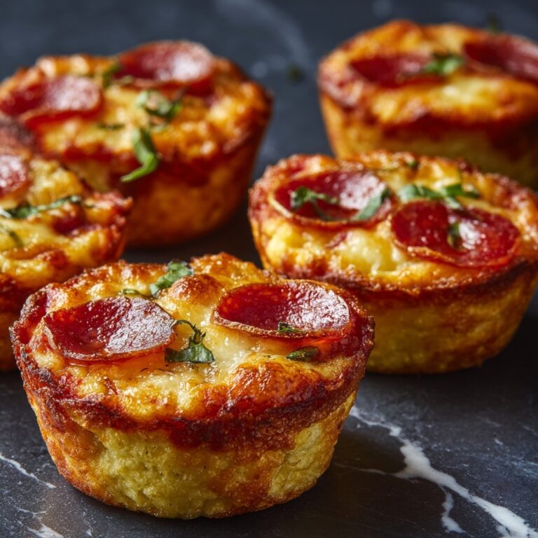 Savory Carnivore Pizza Muffins Recipe