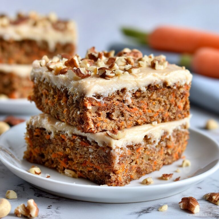 Vegan Carrot Cake Bars Recipe